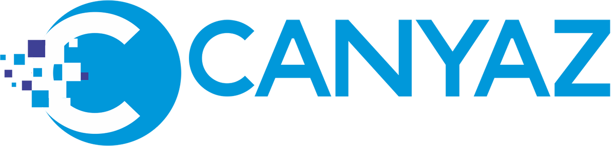 CANYAZ Bilgi-Teknolojileri Logo Beyaz